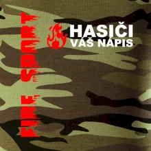 Hasiči (oheň,  Firesport, název sboru - vlastní nápis)