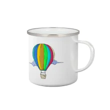 Horkovzdušný balon v oblacích