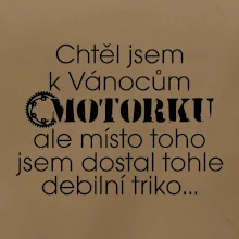 Chtěl jsem dostat motorku - Vánoce