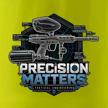 Technický nákres precision matters paintball