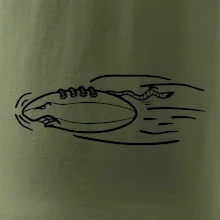 Americký fotbal letící míč