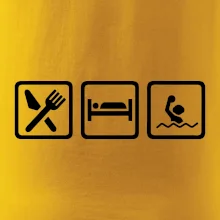 Eat sleep vodní pólo v řadě