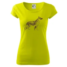 Německý ovčák -  kreslený skica