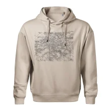 Mapy měst černobílé Praha