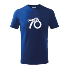 Narozeninové tričko pro policajta - pouta 70