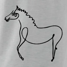 Kůň kreslený Kůň kreslený