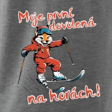 Moje první dovolená na horách hnědá  liška