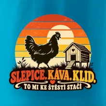 Slepice káva klid a pohoda