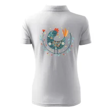 Folklor - slepice s kopretinou