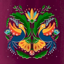 Folklor - dvě holubice