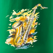 Saxofon malovaný