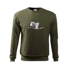 Dvě sovy abstraktní