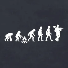 Evoluce kominík v klobouku