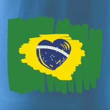 Brazílie vlajka srdce