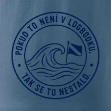 Pokud to není v logbooku kruhové razítko s vlnou a vlajkou