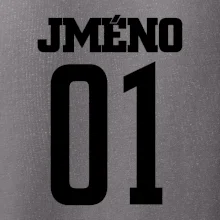 Fotbalový dres - vlastní jméno a číslo