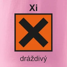 Xi Dráždivý - Výstražná tabulka na tričku