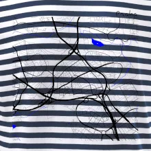 Praha - 14100 mapa s vodními toky