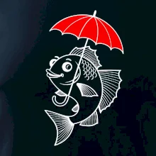 Ryba s deštníkem