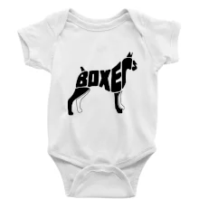 Boxer nápis v těle Boxer nápis v těle