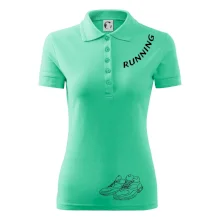 Running nápis šikmo