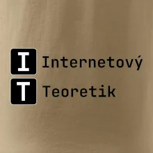 IT Nápis Internetový Teoretik
