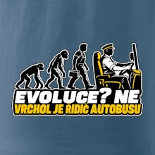 Evoluce vrchol je řidič autobusu