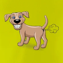 Prdící pes kreslený (Hana-creative)