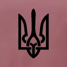 Ukrajina trojzubec velký