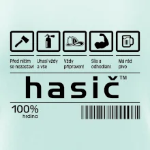 Čárový kód - Hasič