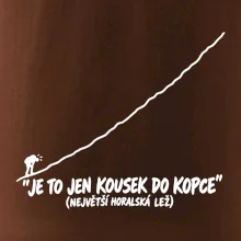 Je to jen kousek do kopce