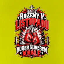 Listopadový boxer s úderem krále