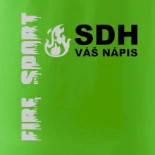 SDH REFLEXNÍ nápis (oheň, firesport, název sboru - vlastní nápis)