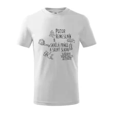 Pozor řemeslník skvělá práce silný slova