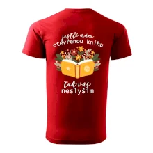 Jestli mám otevřenou knihu, tak vás neslyším