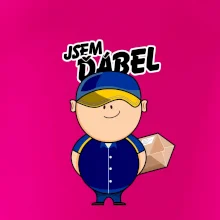 Jsem ďábel doručovatel modro žlutý