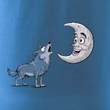 Parové triko - Vlk a měsíc