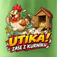 Útěk slepice z kurníku