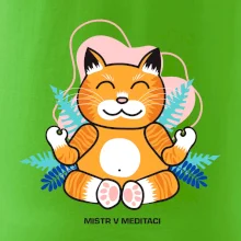 Kočka - mistr v meditaci (Pecka design)