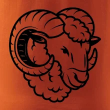 Bílá Hlava berana obrys