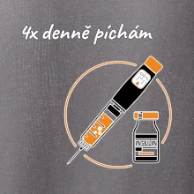 4x denně píchám Insulin