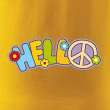Hello hippie symbol
