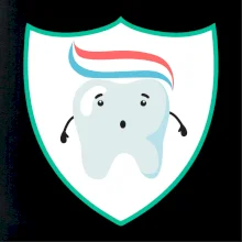 Zoubek na prsu - zubní pasta