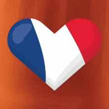 Francouzská vlajka srdce