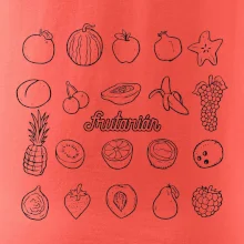 Frutarián ovoce ve čtverci