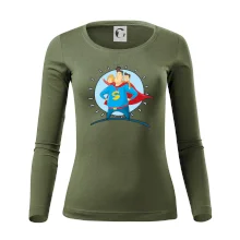 Táta superman - holka a kluk