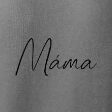 Nápis psací na prsou - máma