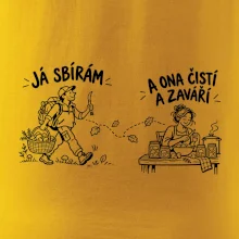 Já sbírám ona čistí a zavaří