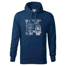 Geodet teodolit dron