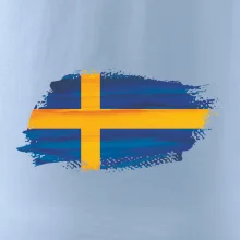 Švédská vlajka kreslená